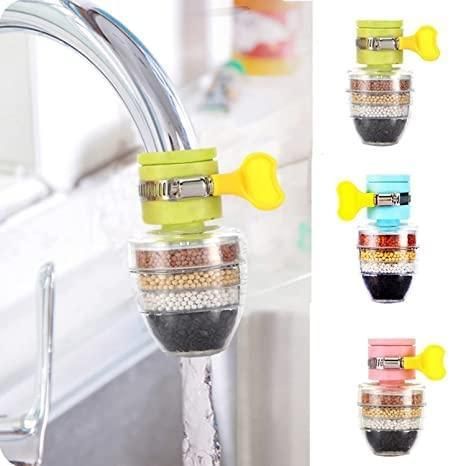 "PureFlow™ Faucet Filter: Advanced 6-Layer Water Purification for Healthier Living"(Pack of 2)