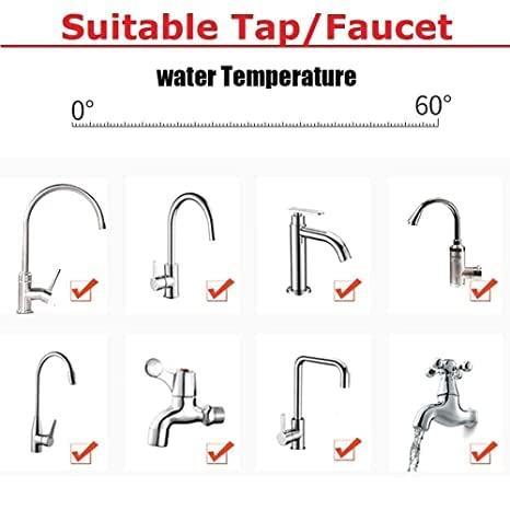"PureFlow™ Faucet Filter: Advanced 6-Layer Water Purification for Healthier Living"(Pack of 2)