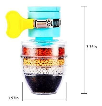 "PureFlow™ Faucet Filter: Advanced 6-Layer Water Purification for Healthier Living"(Pack of 2)
