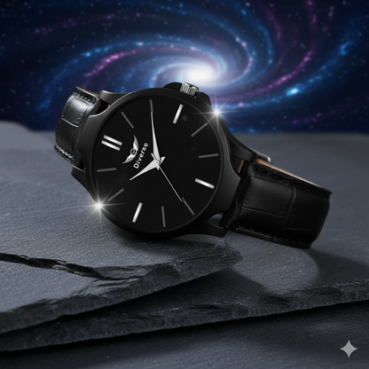 Men's Analog Leather Watch